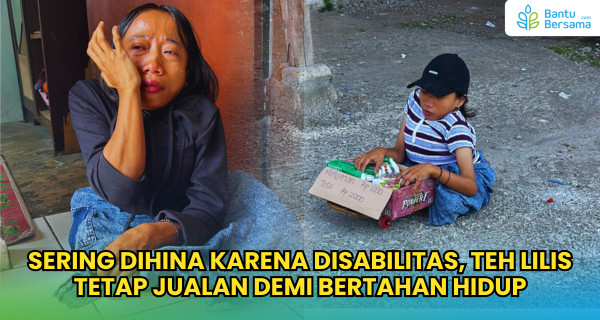 Sering Dihina Disabilitas, Teh Lilis Tetap Jualan Demi Bertahan Hidup