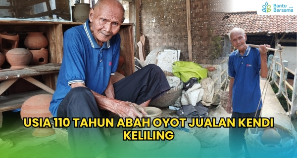 Usia 110 Tahun, Abah Oyot Masih Jualan Kendi Keliling