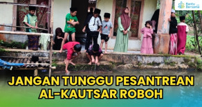 Bangunan Rapuh, Semangat Santri Al Kautsar Tak Pernah Padam