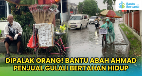 Dipalak Orang! Bantu Abah Ahmad Penjual Gulali Bertahan Hidup